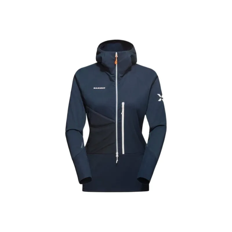 MAMMUT Waterproof And Windproof Windbreaker Jacket Women's Sky Blue-2