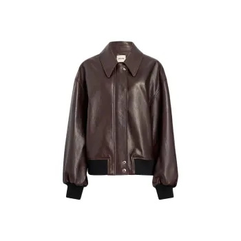 KHAITE Shelman Jacket 'Dark Brown'