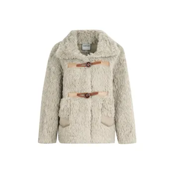 JESSYLINE Velvet feel Coat Women's Gray