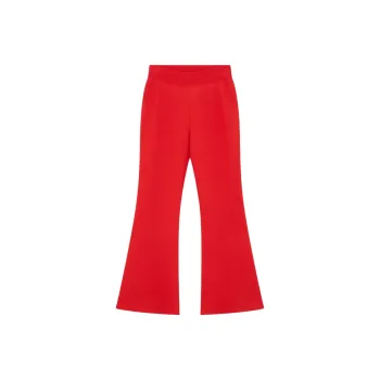 Stella McCartney FW24 Casual Pants Women's Lipstick Red