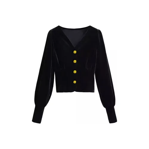 Wbwq Velvet feel Coat Women's Black