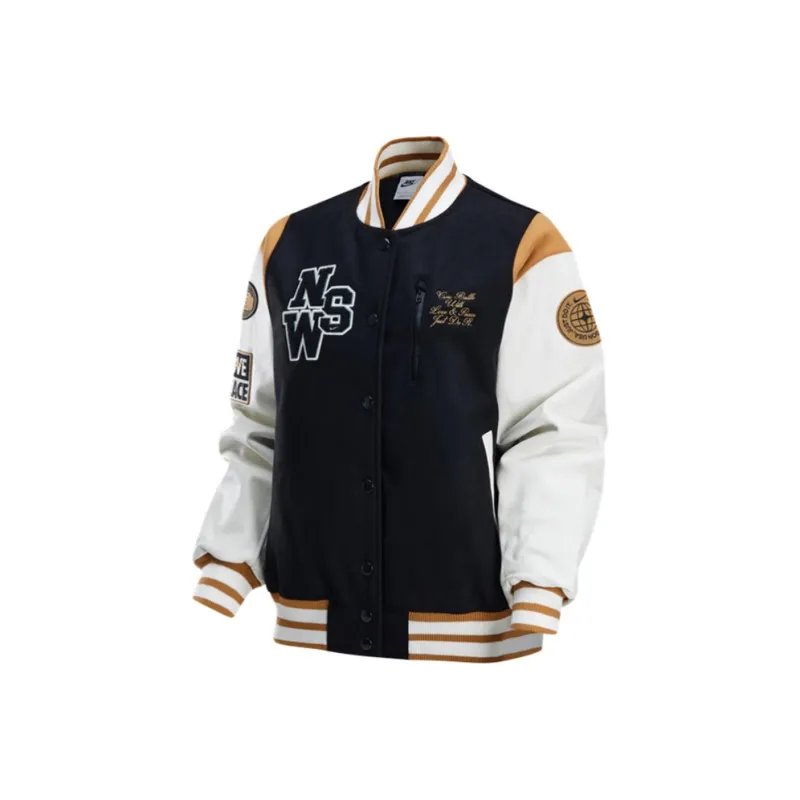 Nike Baseball Jacket Women's Black-0