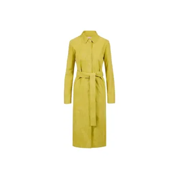 Iceberg Leather Jacket Women's Lemon