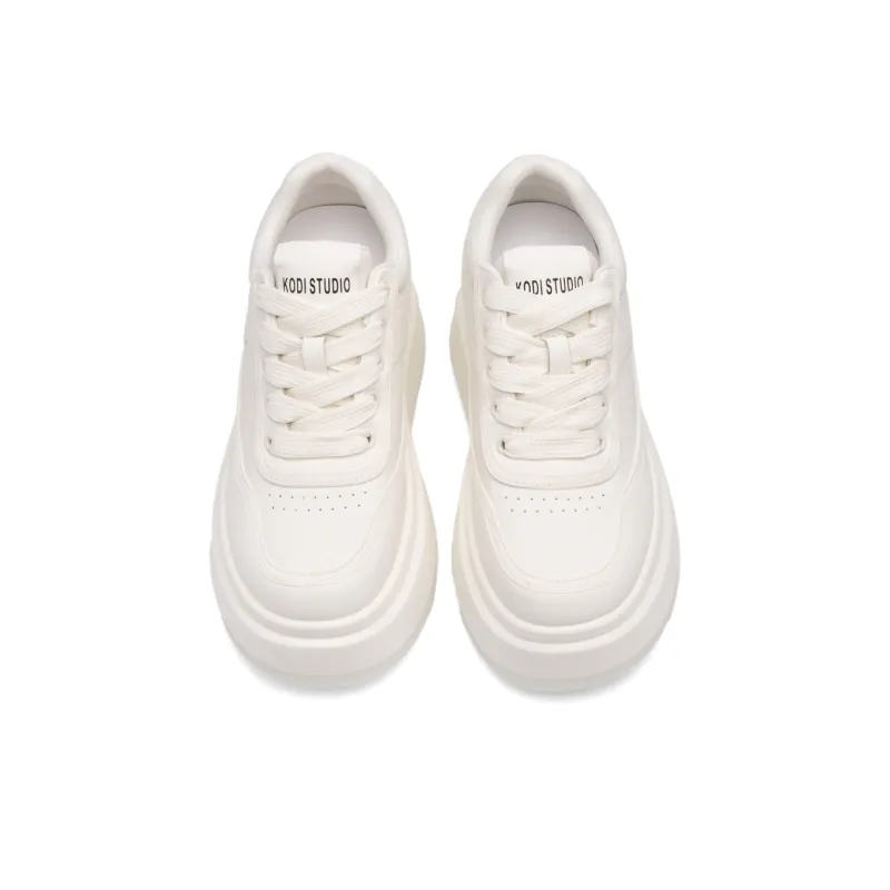 KODI Slip Resistant Lightweight Height Increasing Low Top Skateboard Shoes Women's-1