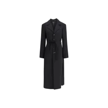 MM6 Maison Margiela Belted Long Coat