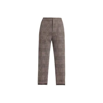 QIAOWANNI Casual Pants Women's Vintage English Lunge