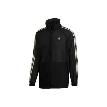 Adidas Originals WINDBREAKER Trench Coat Women's Black