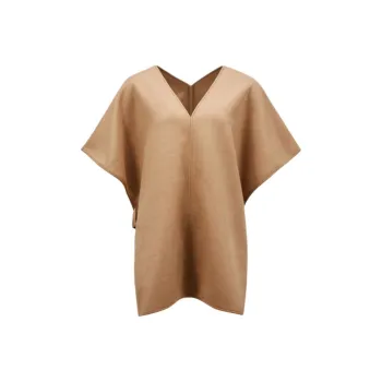 Moncler FW24 Cloaks Women's Camel Beige