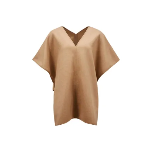 Moncler FW24 Cloaks Women's Camel Beige