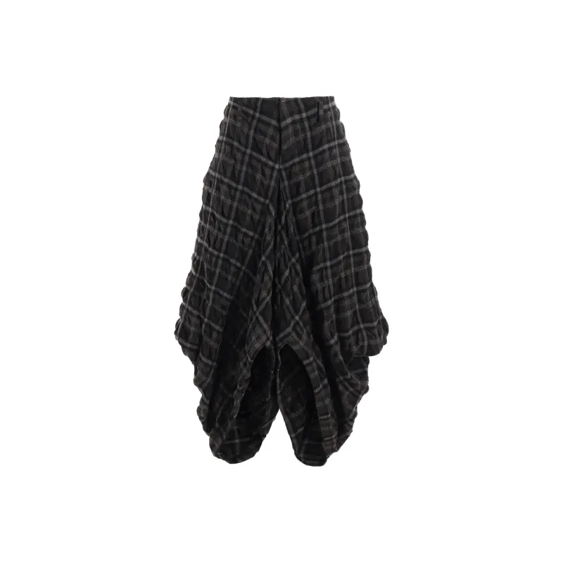 Yohji Yamamoto LIMI Feu FW24 Casual Pants Women's Brown-0