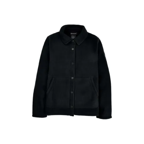 BURTON Women's Burton Cinder Snap-Up Fleece Velvet-feel Coat Women's