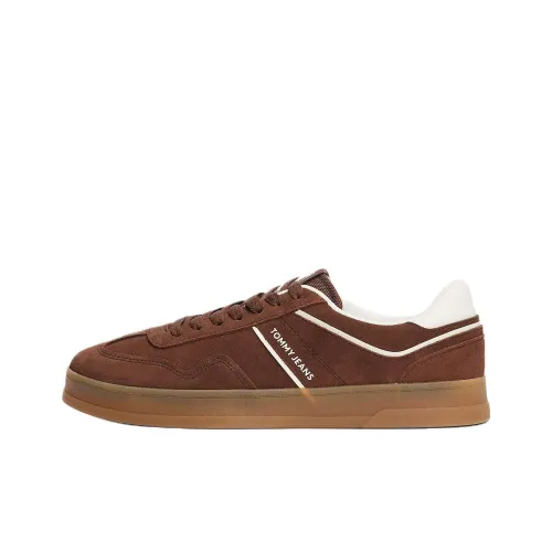Tommy Hilfiger Anti Slip Wear Resistant Low Top Skateboard Shoes Men's Brown