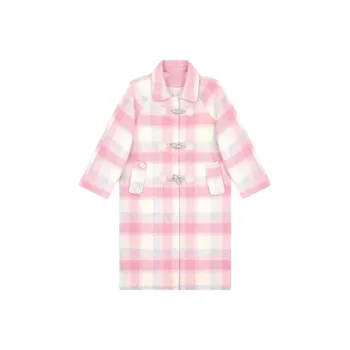 BEAUTIFUL CONFESSION Velvet feel Coat Women's Pink