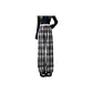 Black Blue Plaid Fleece-Lined