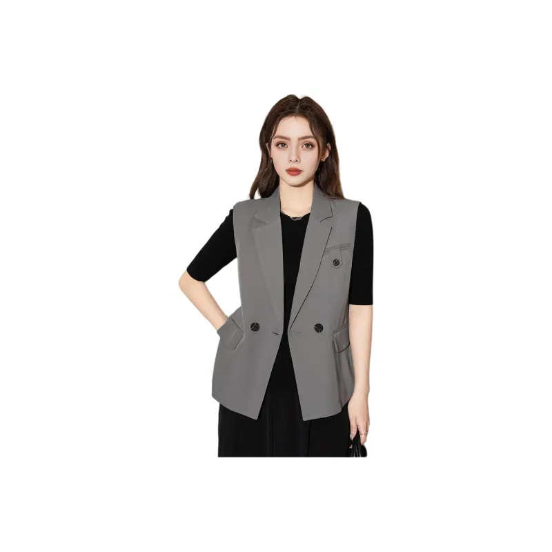 FAWENXIANGZI Vests Women's-2