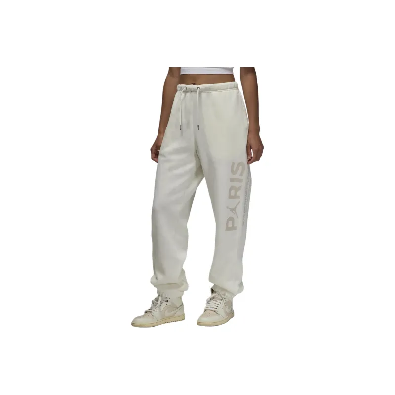 Jordan Paris Saint-GermainBrooklyn Fleece FW24 Casual Pants Women's White-0