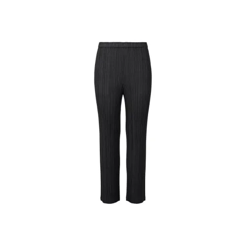 PLEATS PLEASE ISSEY MIYAKE Casual Pants Women's Black