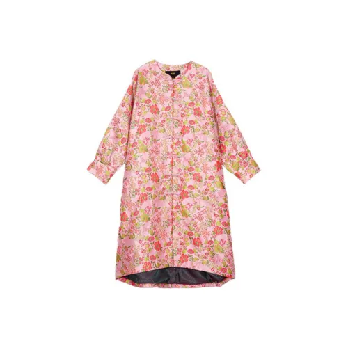 Contour Trench Coat Women's Pink