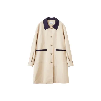 XIANGYING Trench Coat Women's Khaki