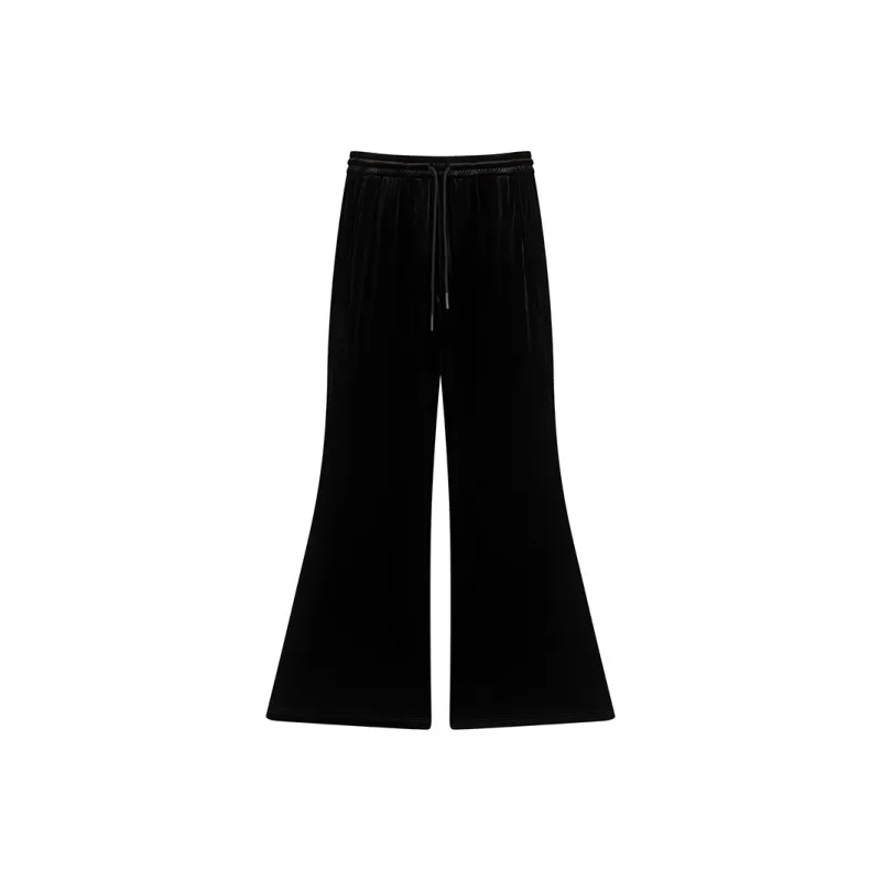 Ouyang Casual Pants Women's Jet Night Black-0