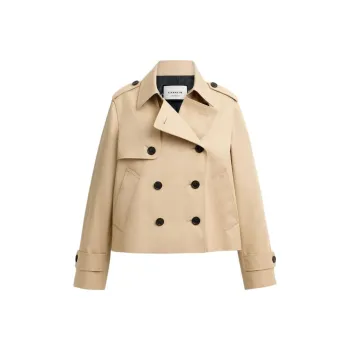 COACH SS25 Trench Coat Women's Bright Khaki