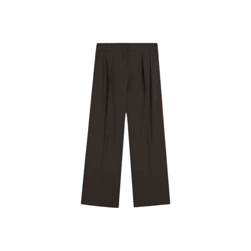 Massimo Dutti Casual Pants Women's Brown-0