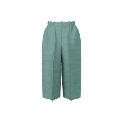 PLEATS PLEASE ISSEY MIYAKE SS24 Casual Pants Women's Turkey Green