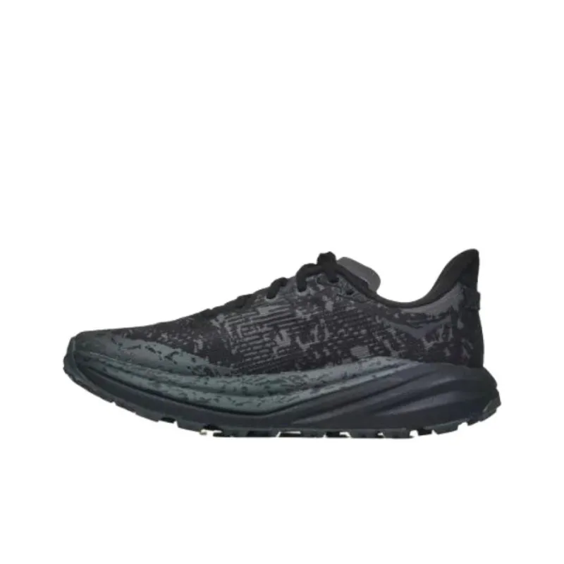 HOKA ONE ONE SPEEDGOAT 6 GTX Anti Slip Wear Resistant Low Top Hiking Shoes Men's Black-1