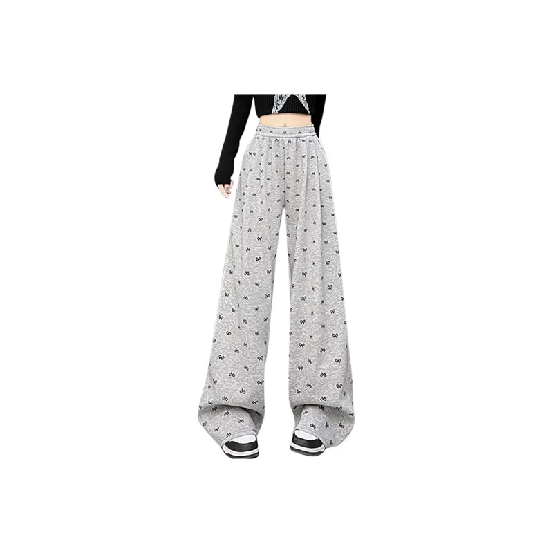 Ya Sheep People Casual Pants Women's Light Gray-0