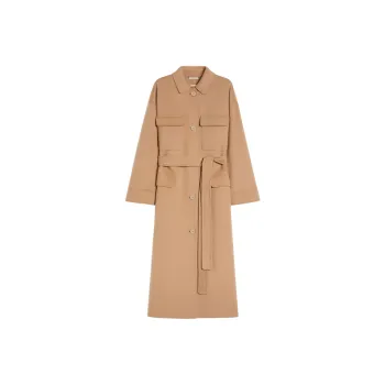 MaxMara Studio Coats Women's Camel