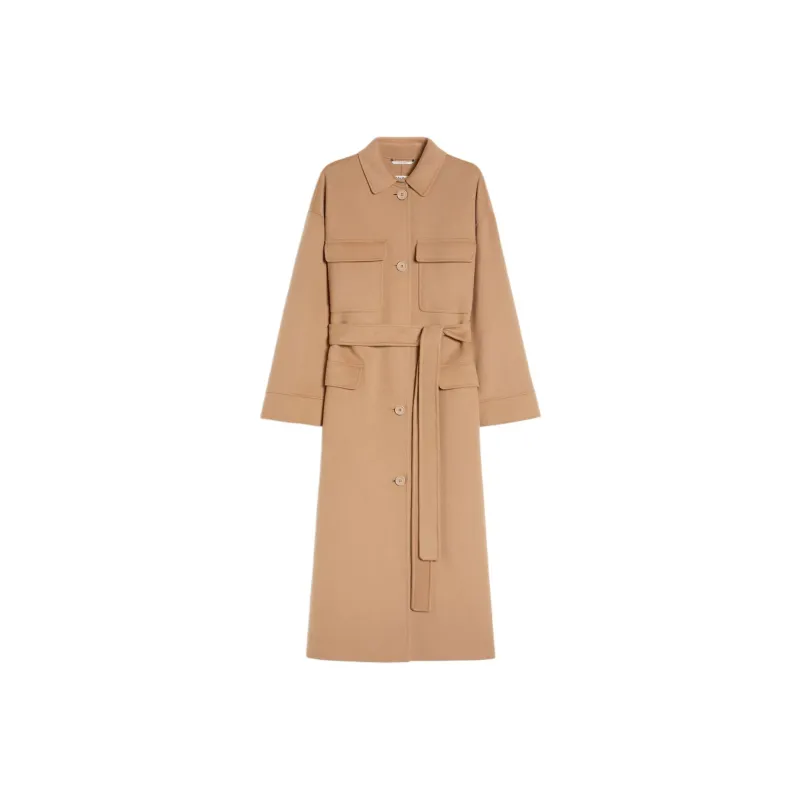 MaxMara Studio Coats Women's Camel-0