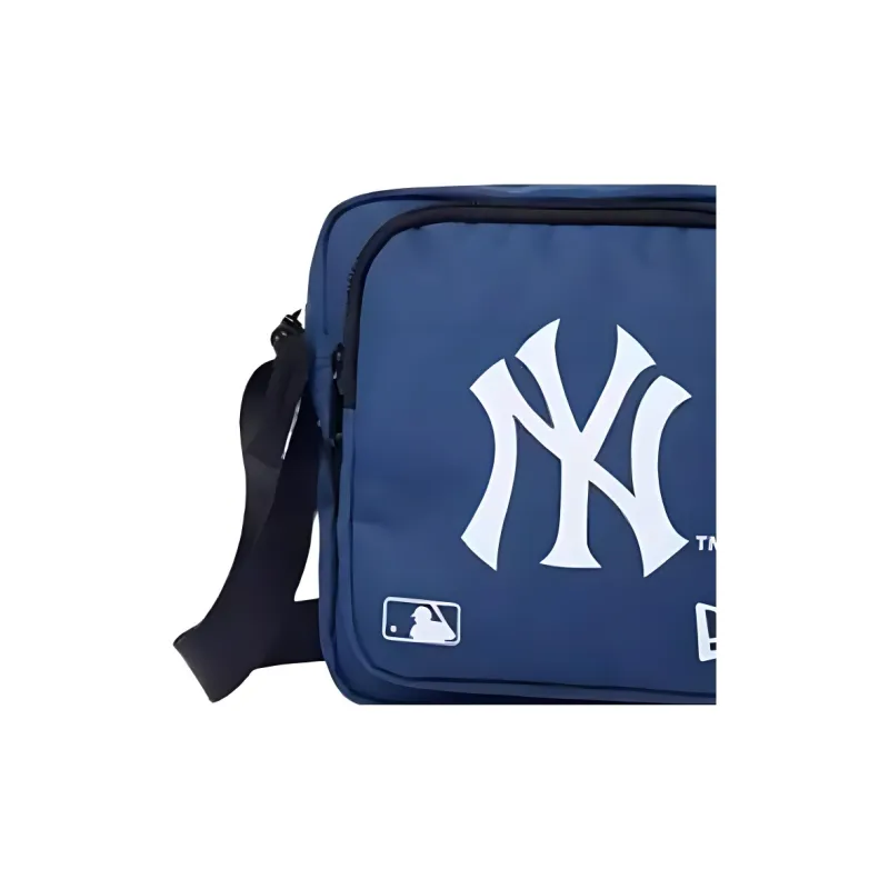 New Era × MLB Collaboration Fabric Crossbody Bag, Shoulder Bag Unisex Navy Blue-4