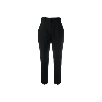 Alexander McQueen High-Waist Cropped Trousers