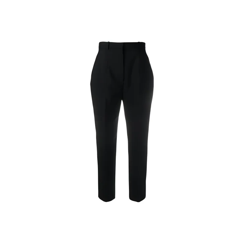 Alexander McQueen High Waist Cropped Trousers-0