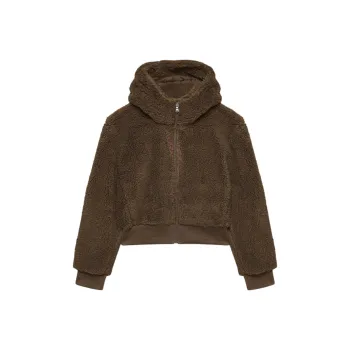 ARITZIA Sunday Best Creme Jacket Velvet-feel Coat Women's Rich Camille/Commercial