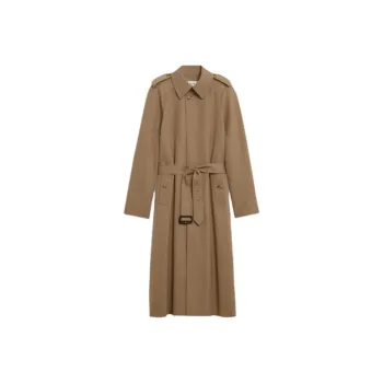 CELINE Trench Coat Women's Camel