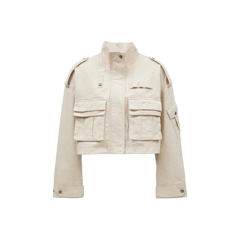 ONLY Trench Coats Women's HH8 Sand Gothic Print-0