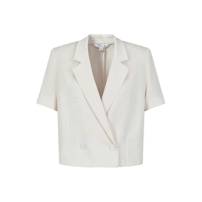 JZ. ANNAKRO Summer Business Suit Women's Beige-0