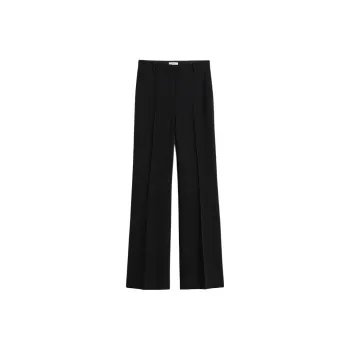 TOTEME Pressed Creased Flared Leg Trousers