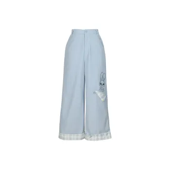 Snbl x Disney Casual Pants Women's Blue