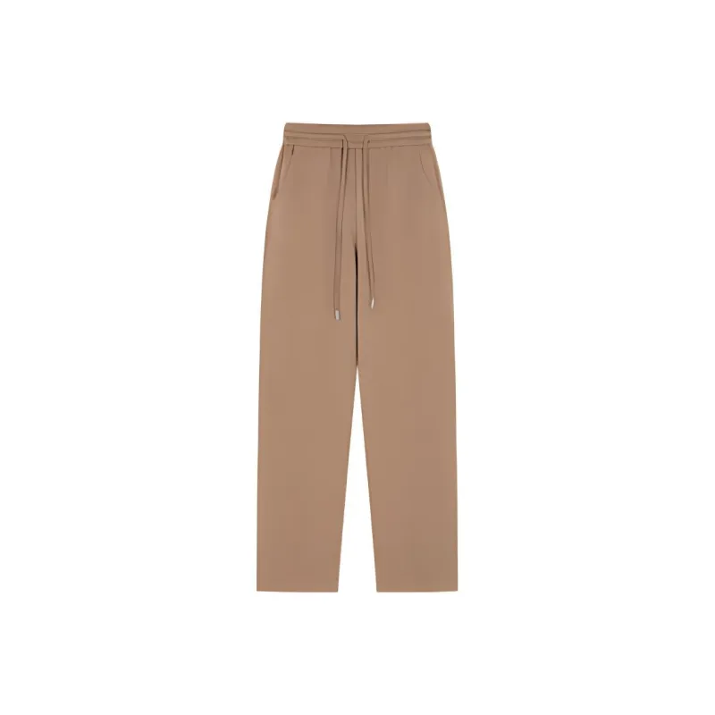 Mo Han Yi Mei Casual Pants Women's Coffee-0
