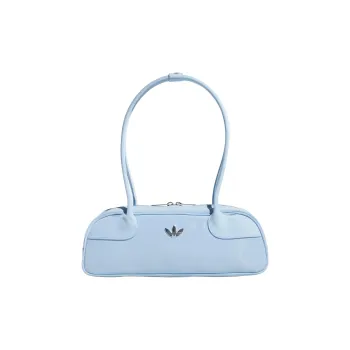 Adidas Originals Matte Velour Polyurethane Baguette Bag Shoulder Bag Women's Blue