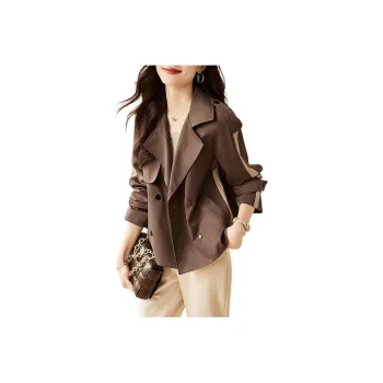 XWI Trench Coat Women's Dark Brown