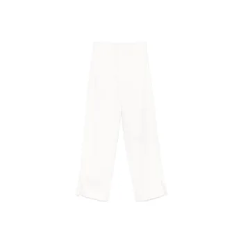 JIL SANDER Wide Leg Textured Pants