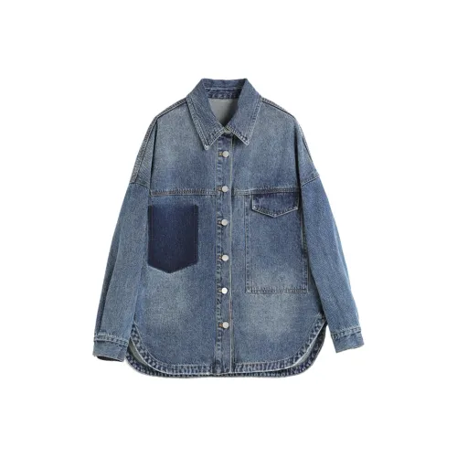 Hang Yi Court Denim Jacket Women's Image Color