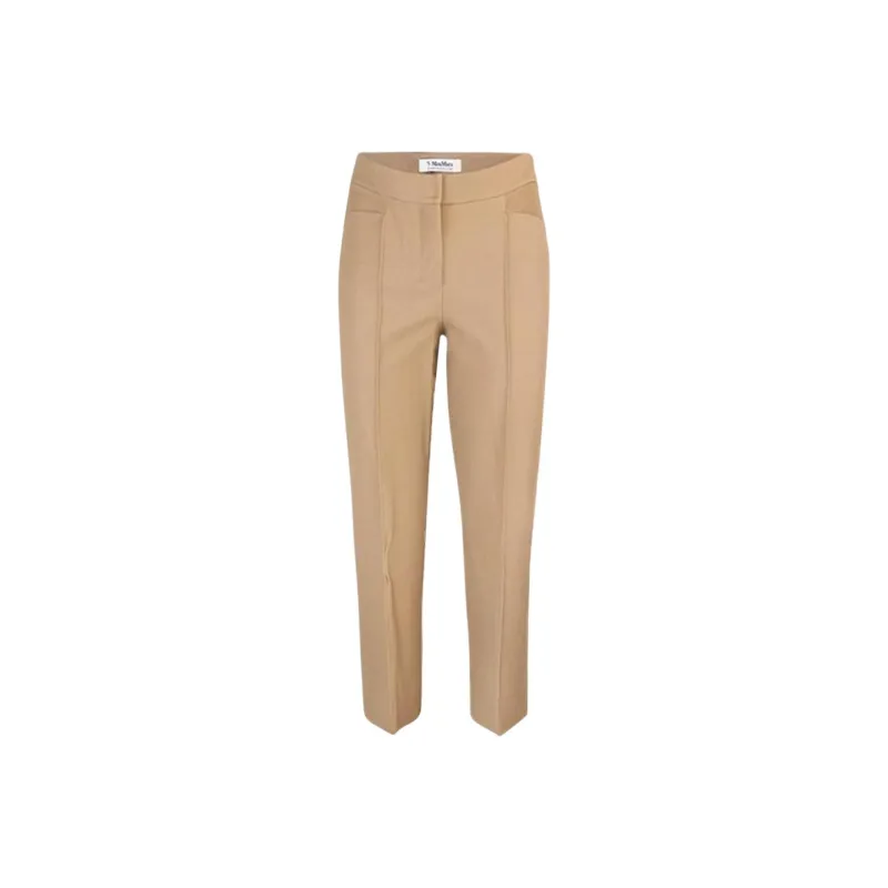 'S MAX MARA Casual Pants Women's Beige Yellow-0
