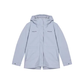 Columbia Waterproof, Windproof, Thermal, Heat Reflective, And Rainproof Windbreaker Jacket Women's Gray