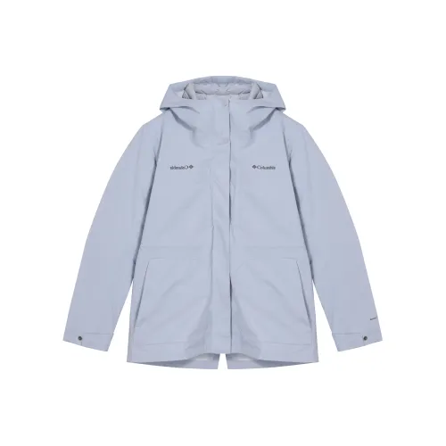 Columbia SUPERFIT, Windproof, Thermal, Heat Reflective, And Rainproof Windbreaker Jacket Women's Gray