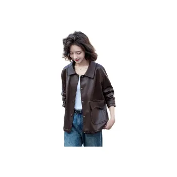 Yi Mengyuan Leather Jacket Women's