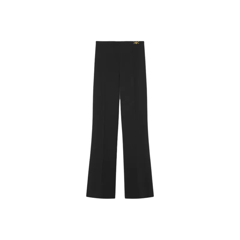 VERSACE High Waist Wide Leg Trousers-0